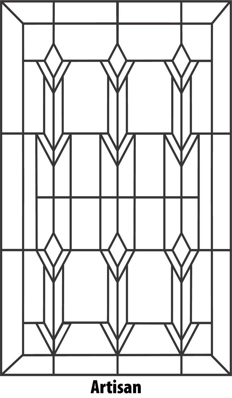 Artisan Glass Window Overlay