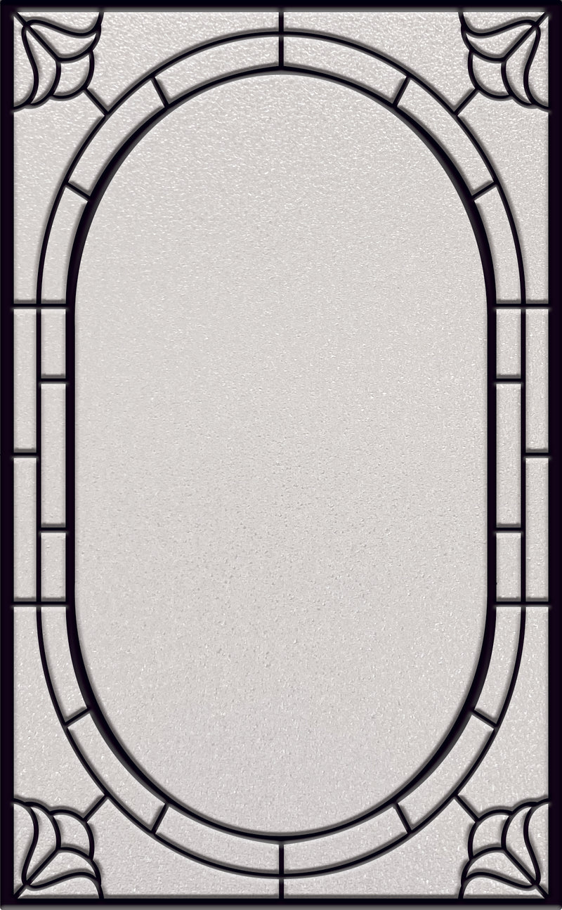 Ovalesque Glass Window Overlay