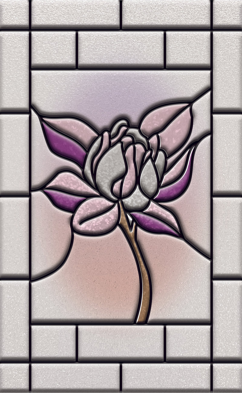 Magnolia Glass Window Overlay