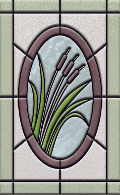 Reeds Glass Window Overlay